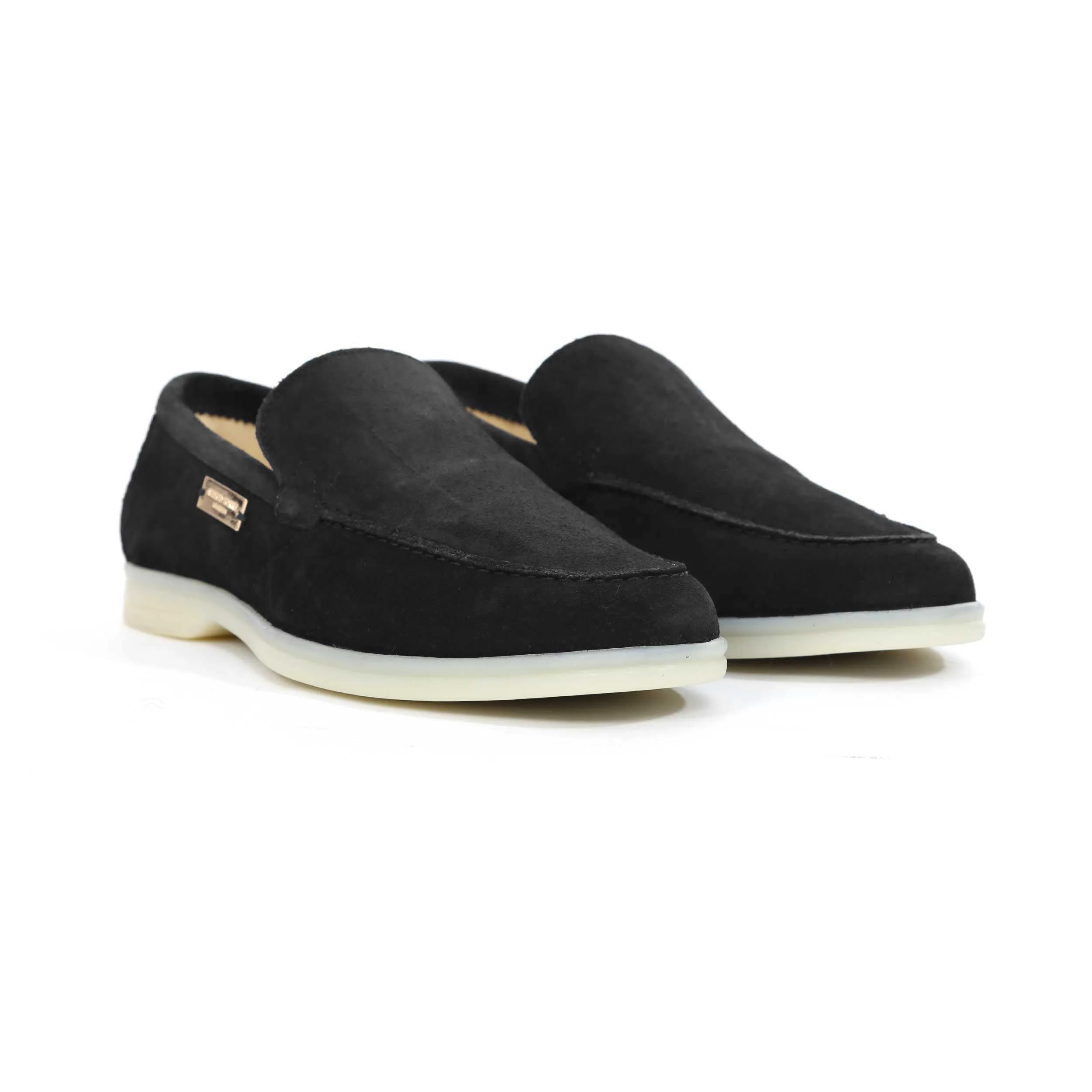 Android Homme Comporta Loafer in Black Suede