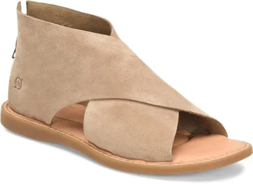 Born Women's Iwa Leather Sandal - Taupe F78017