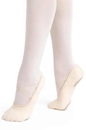 Capezio Hanami Canvas Split Sole Ballet Shoe Adults A Light Pink 2037W