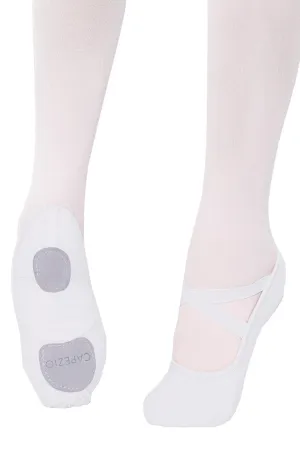 Capezio Hanami Canvas Split Sole Ballet Shoe Childs White 2037C