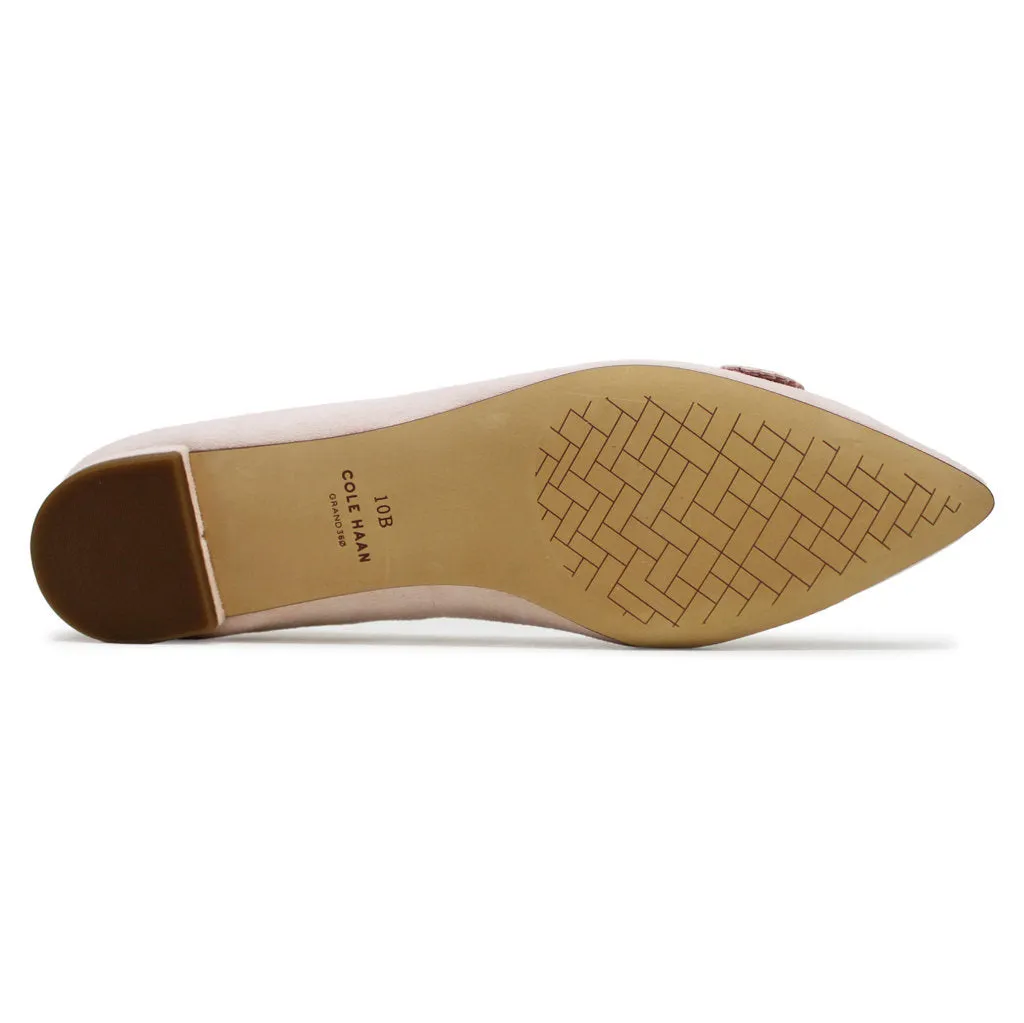 Cole Haan Bellport Bow Skimmer Suede Women's Flats Shoes