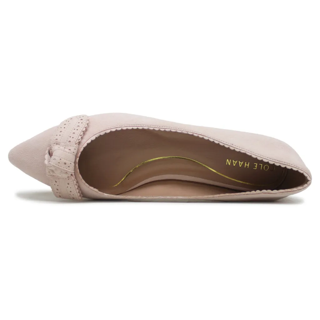 Cole Haan Bellport Bow Skimmer Suede Women's Flats Shoes