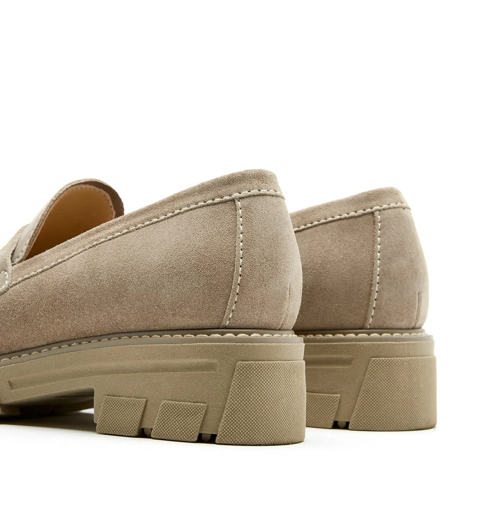 Daniel Suede Loafer | Pebble