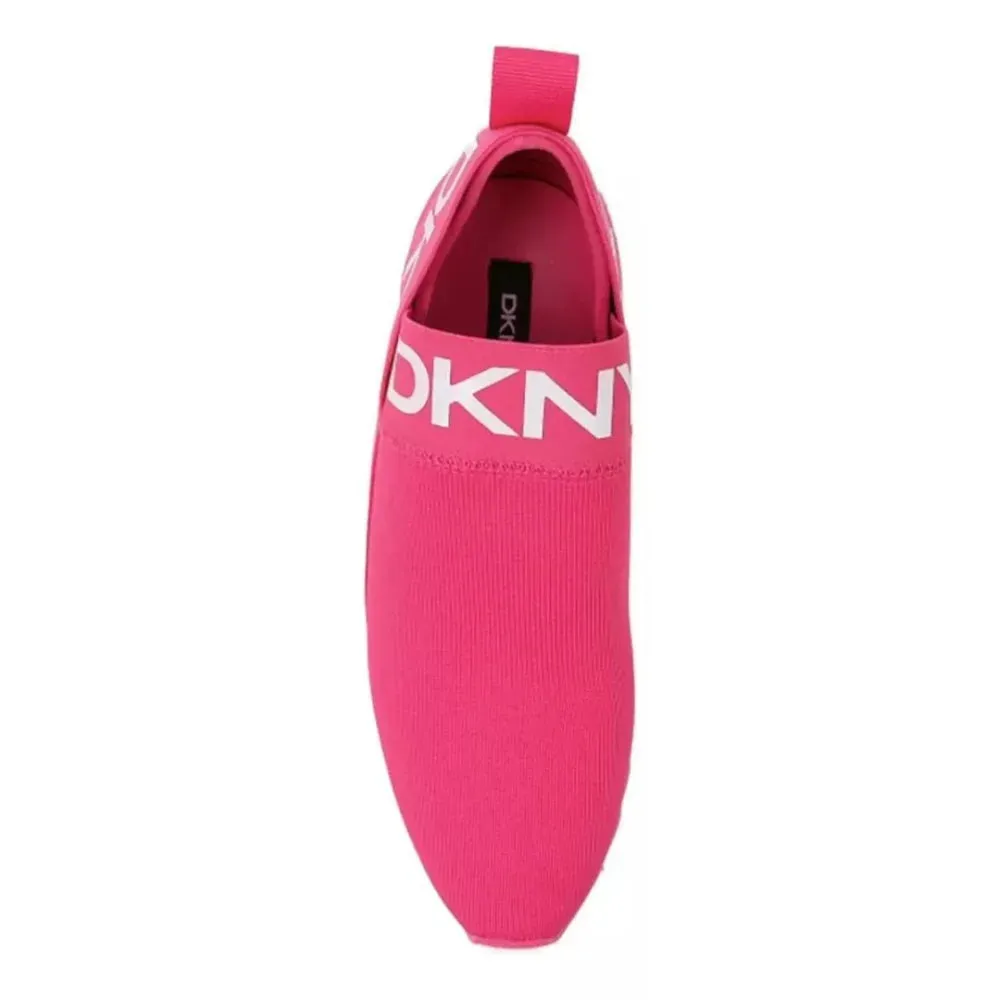 DKNY Ashton Logo Slip On Sneakers Women - PNK