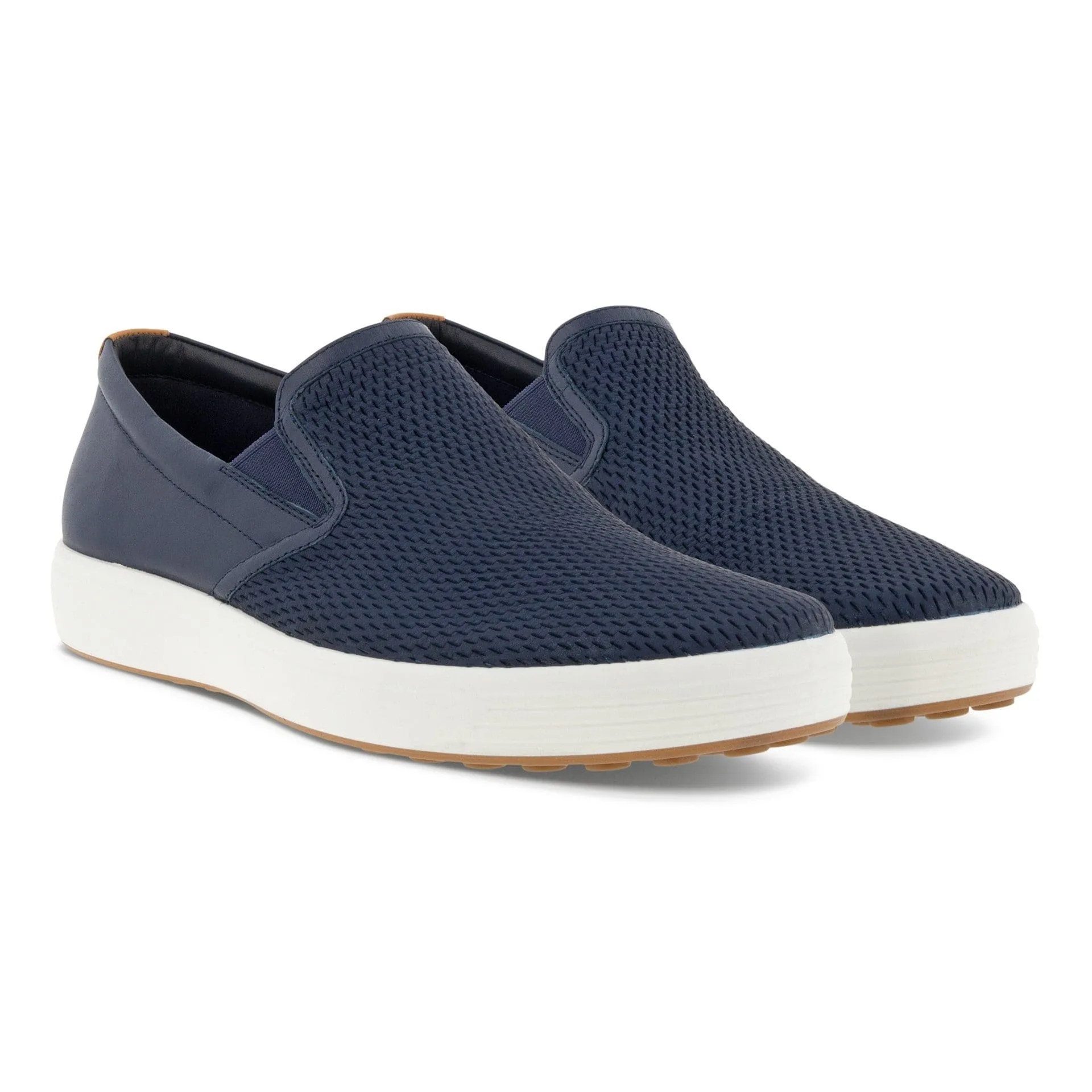 Ecco Men's Soft 7 Slip On Sneakers- Marine