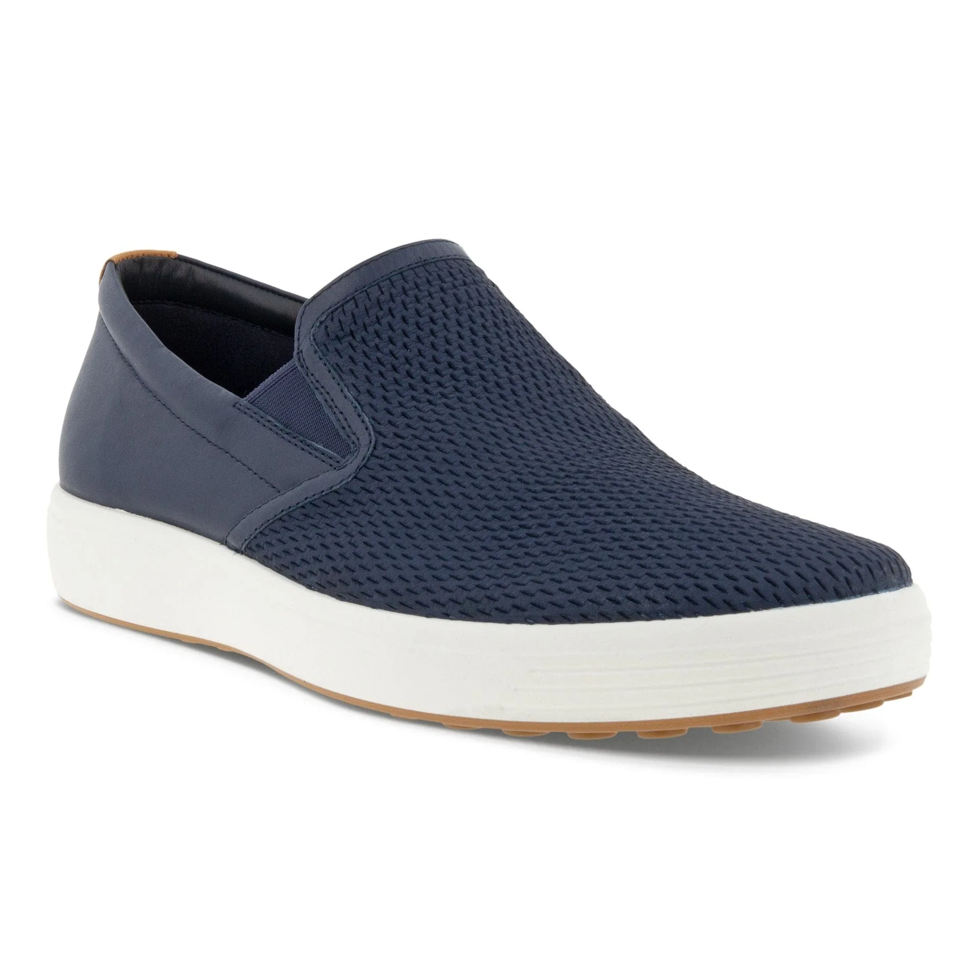 Ecco Men's Soft 7 Slip On Sneakers- Marine