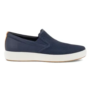 Ecco Men's Soft 7 Slip On Sneakers- Marine