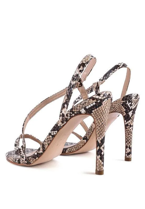 Epoque Heeled Strappy Slingback Sandal