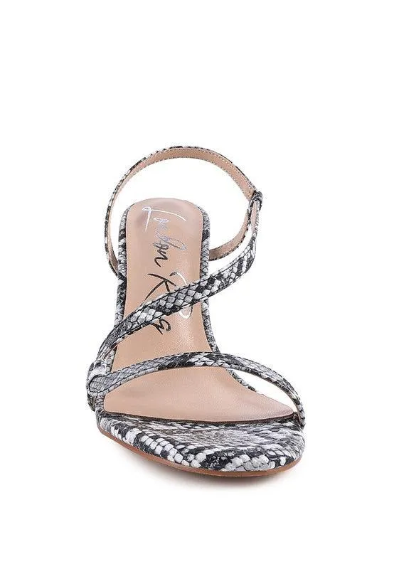 Epoque Heeled Strappy Slingback Sandal