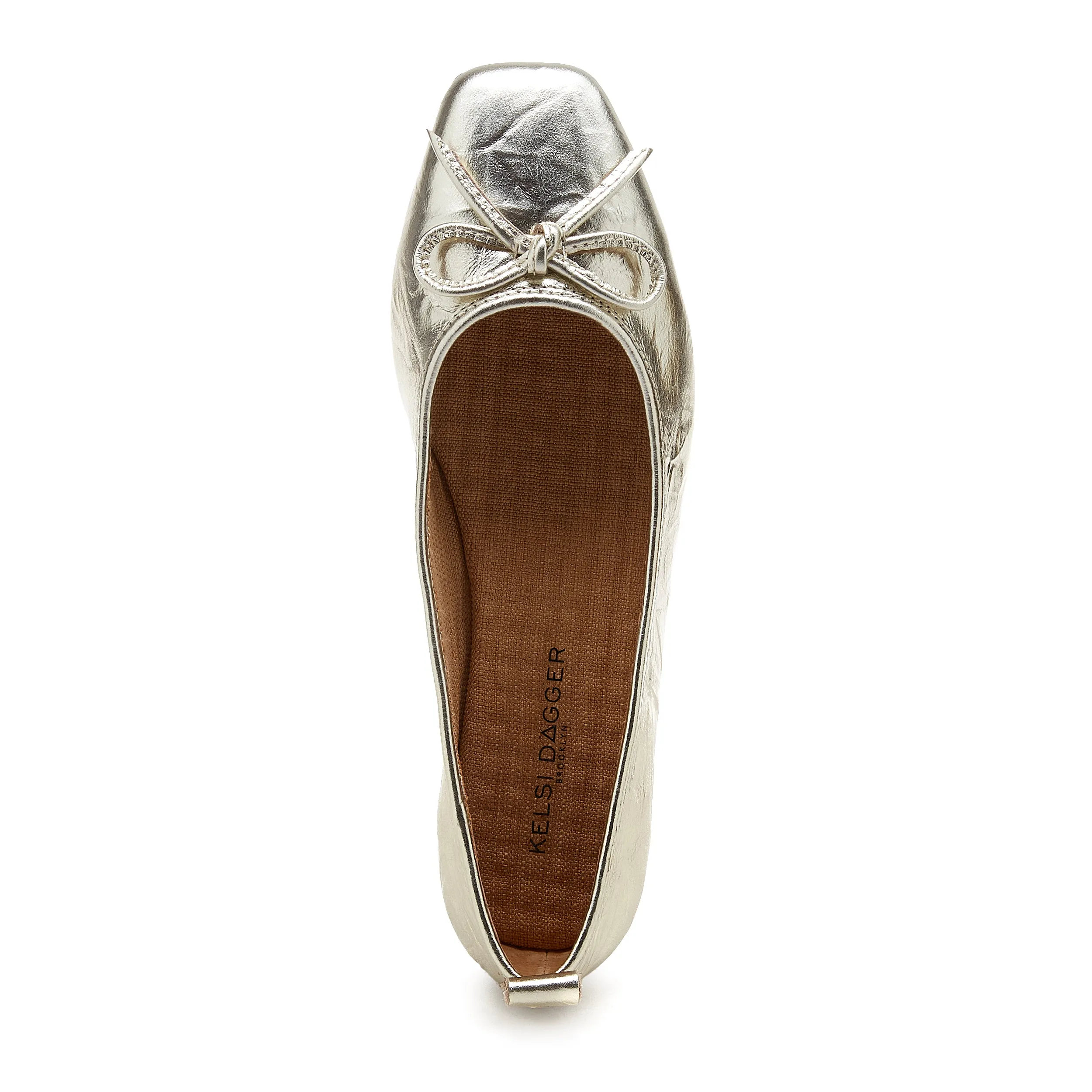 Frankie Gold Ballet Flats