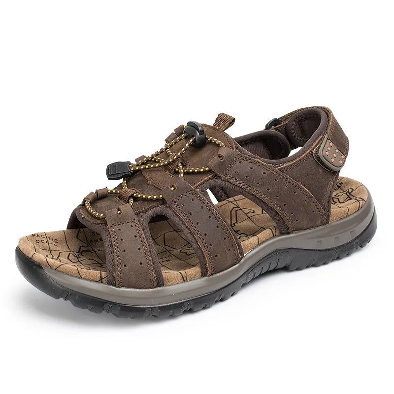 Genuine Leather Comfortable Beach Sandals