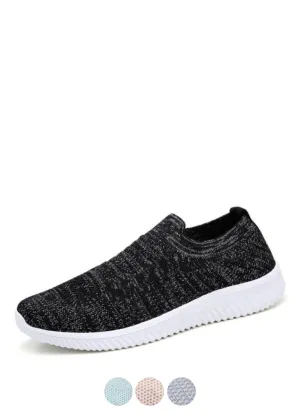 Gloria Women's Slip-On Black Shoes