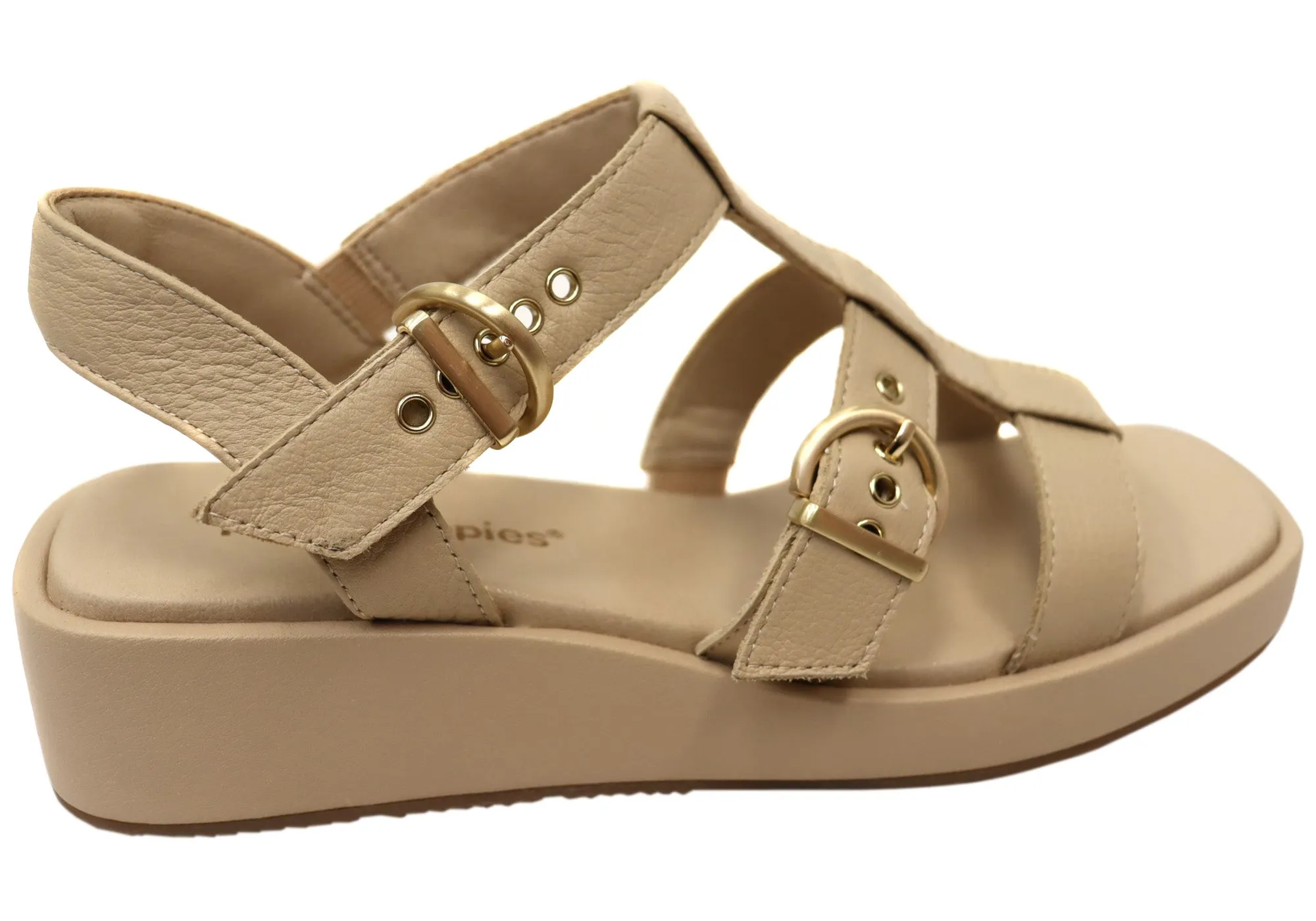 Hush Puppies Equity Womens Comfortable Leather Sandals