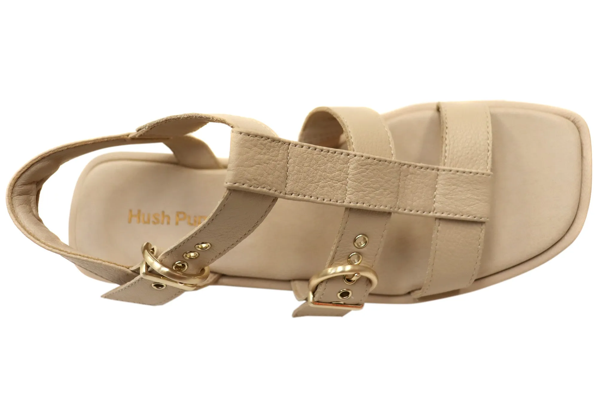 Hush Puppies Equity Womens Comfortable Leather Sandals