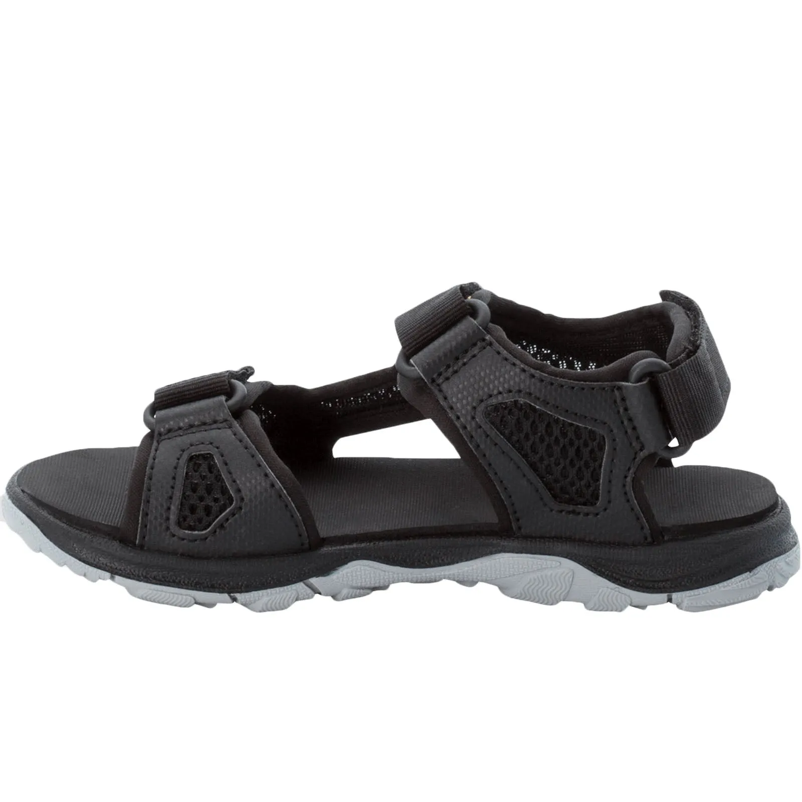 Jack Wolfskin Kids Taraco Hook & Loop Sandals - Black