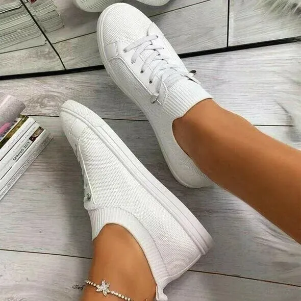 Ladies Comfortable Non-slip Flat Trainers