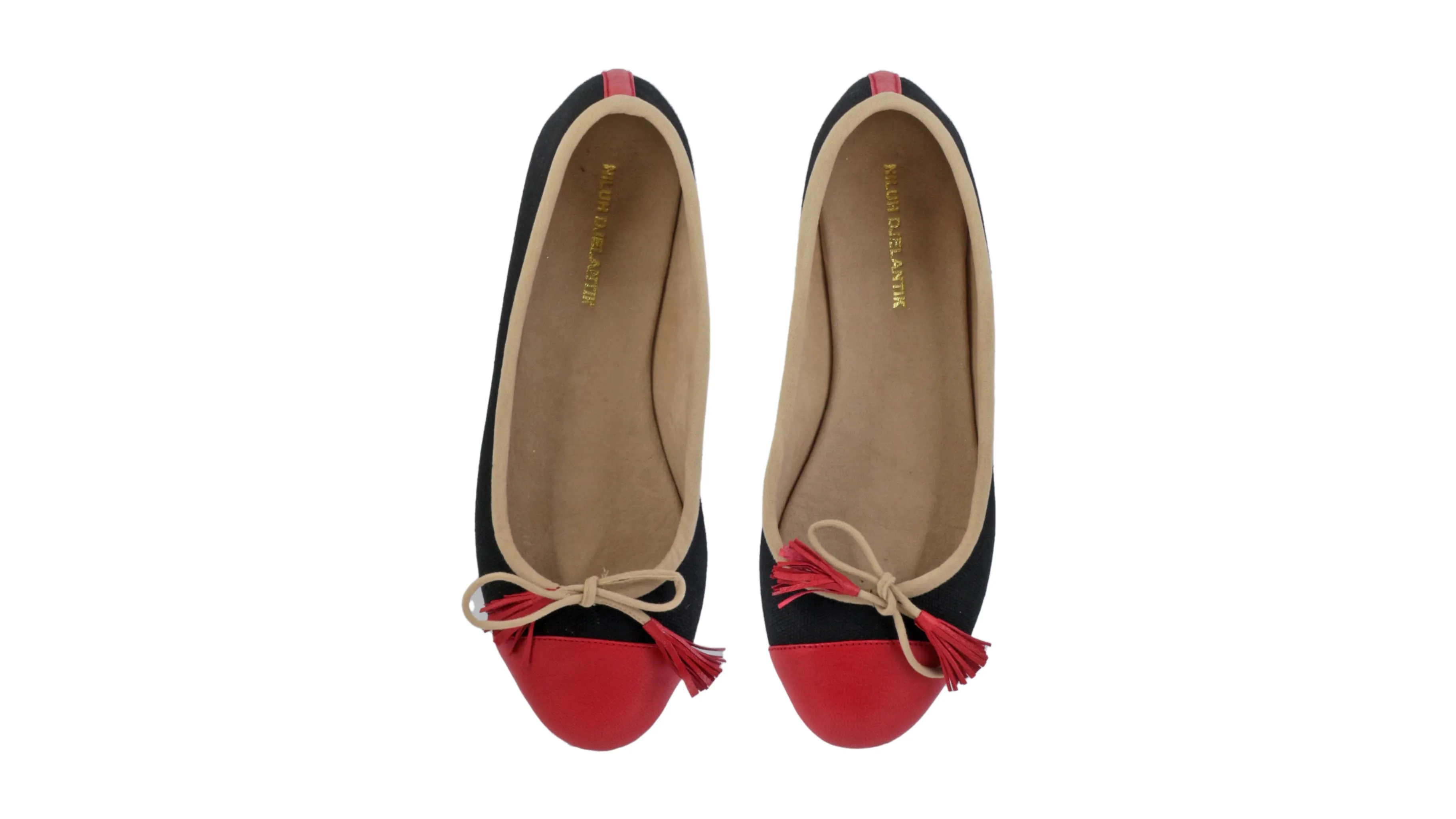 Marie 20mm Ballet -  Red & Black Canvas