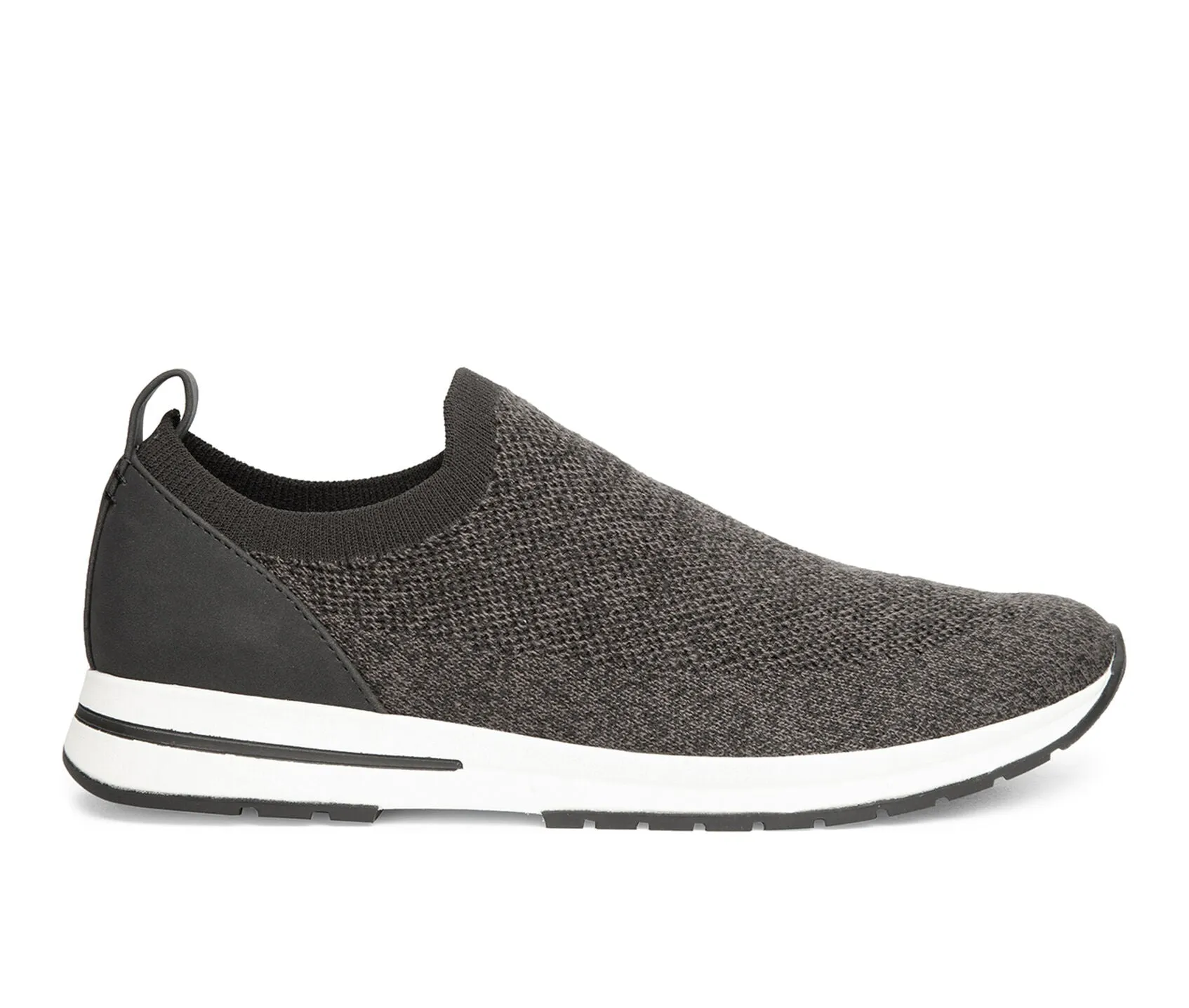 Me Too Lyric Slip On Sneakers Black Flannel Slip On Heather Sustainable Mesh