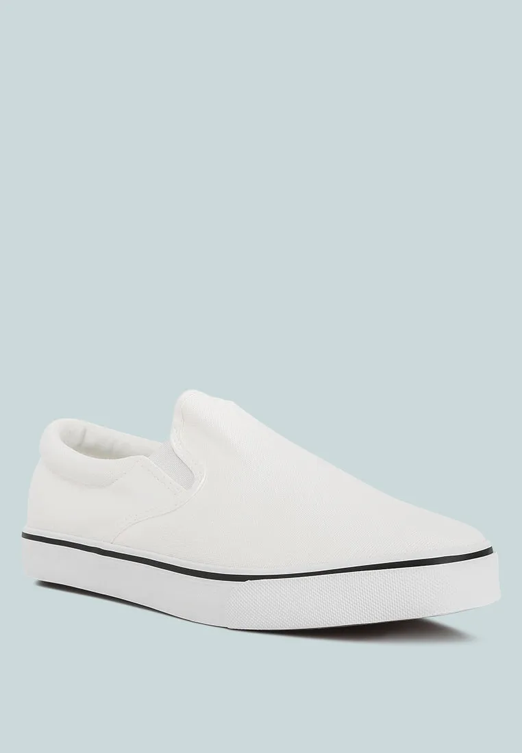 Merlin Canvas Slip On Sneakers