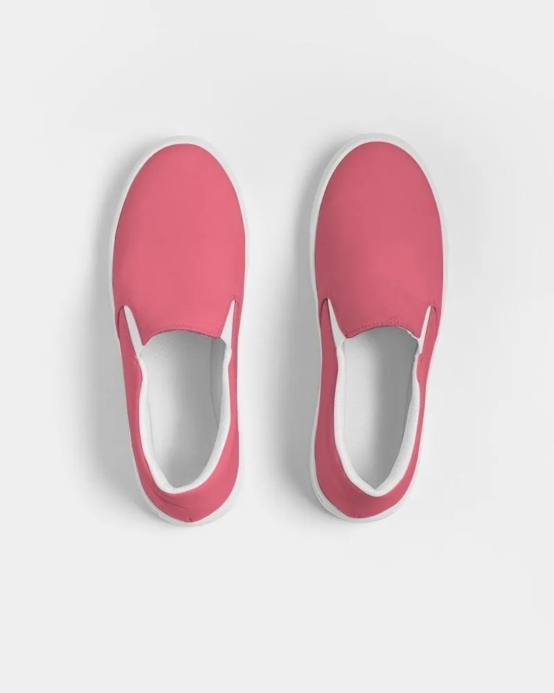 Midtone Pink Slip-On Canvas Sneakers | Women's | C0M80Y40K0