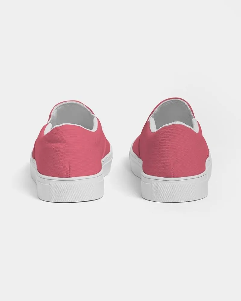 Midtone Pink Slip-On Canvas Sneakers | Women's | C0M80Y40K0