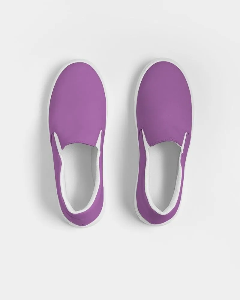 Midtone Purple Slip-On Canvas Sneakers | Men's | C40M80Y0K0