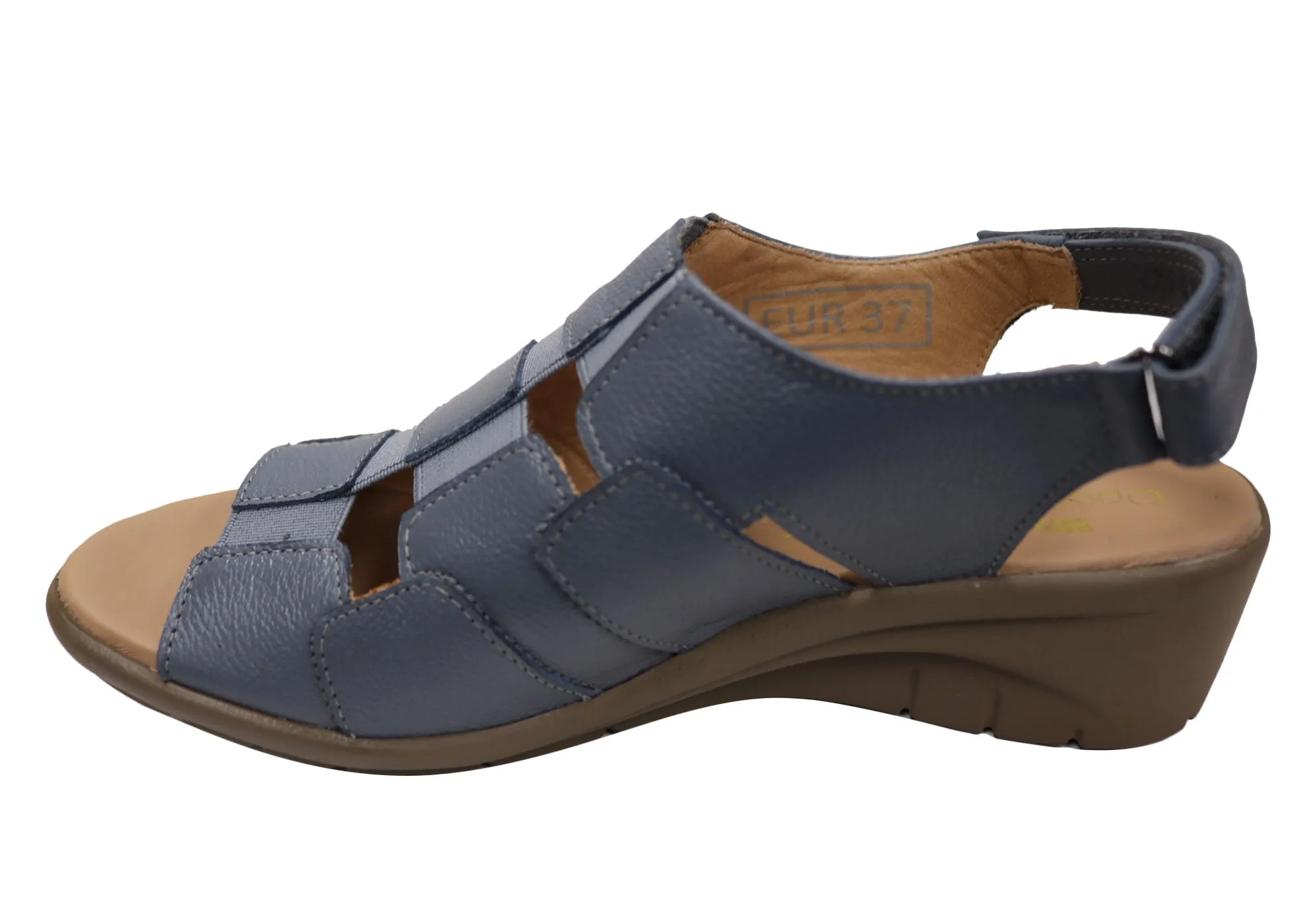 Opananken Hillary Womens Comfortable Brazilian Leather Sandals