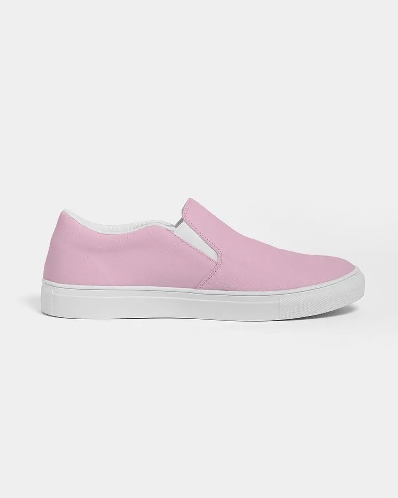 Pale Pastel Magenta Slip-On Canvas Sneakers | Women's | Bright Pale Pastel Magenta | C0M30Y0K0