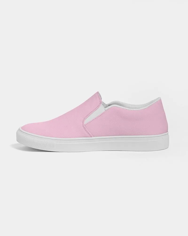 Pale Pastel Magenta Slip-On Canvas Sneakers | Women's | Bright Pale Pastel Magenta | C0M30Y0K0