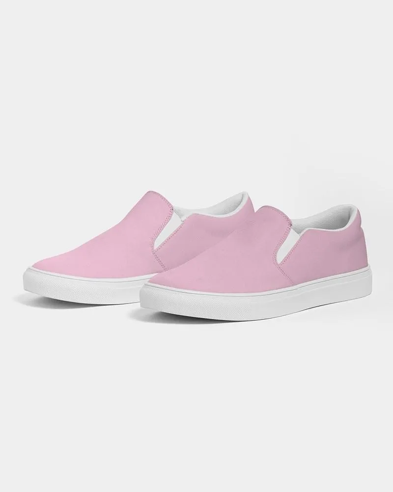 Pale Pastel Magenta Slip-On Canvas Sneakers | Women's | Bright Pale Pastel Magenta | C0M30Y0K0