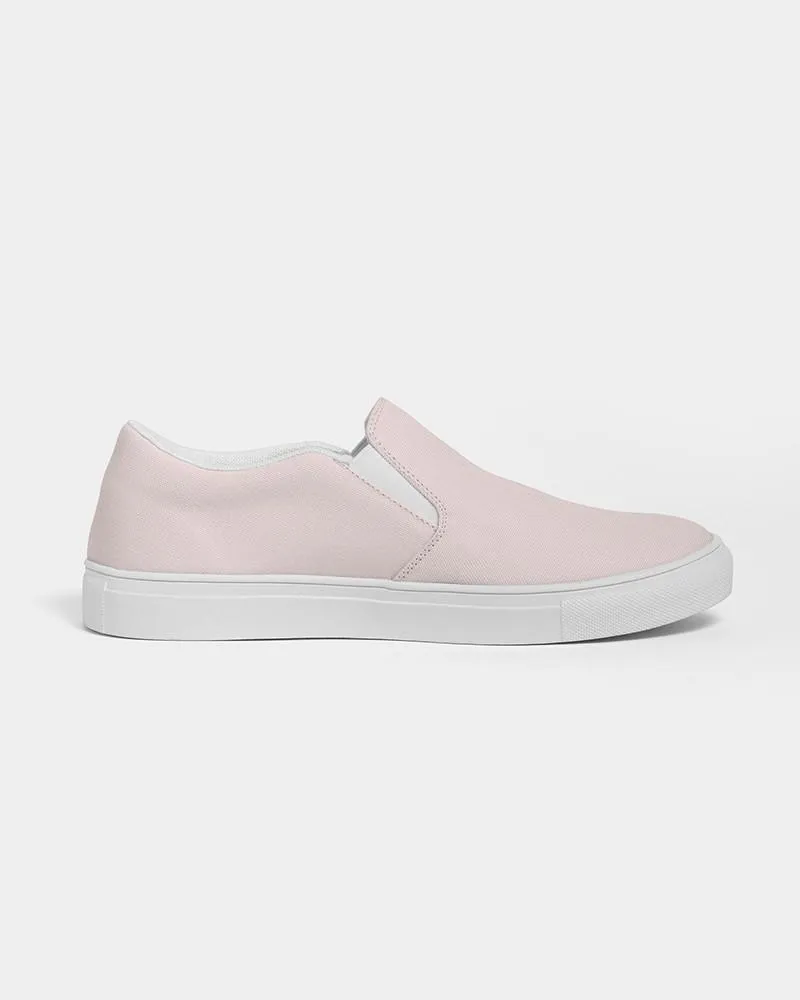 Pale Pink Slip-On Canvas Sneakers | Men's | Bright Pale Pink | C0M10Y5K0