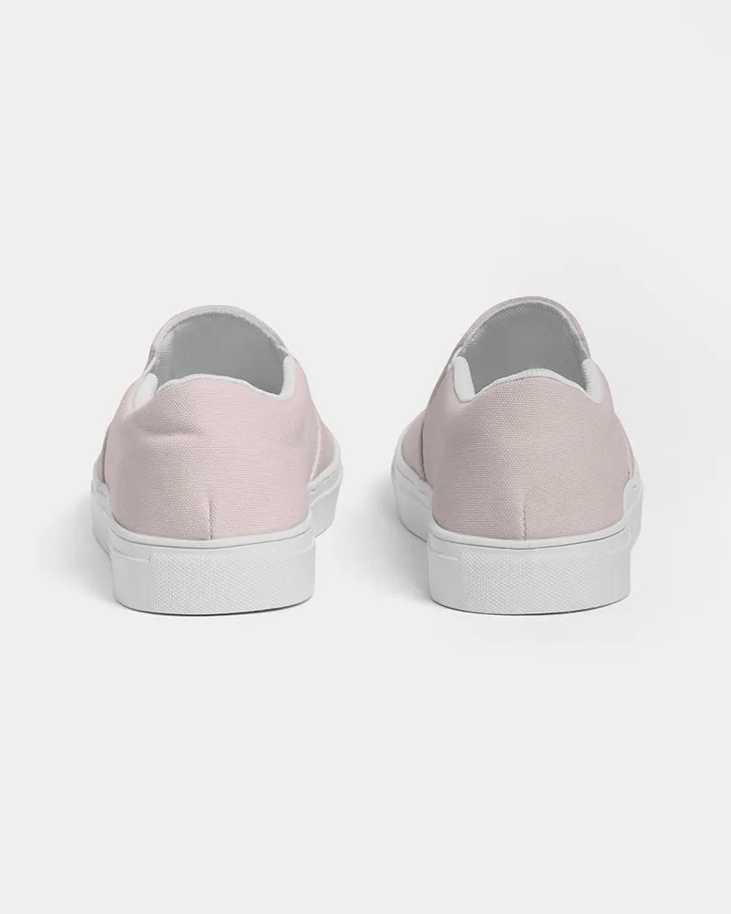 Pale Pink Slip-On Canvas Sneakers | Men's | Bright Pale Pink | C0M10Y5K0