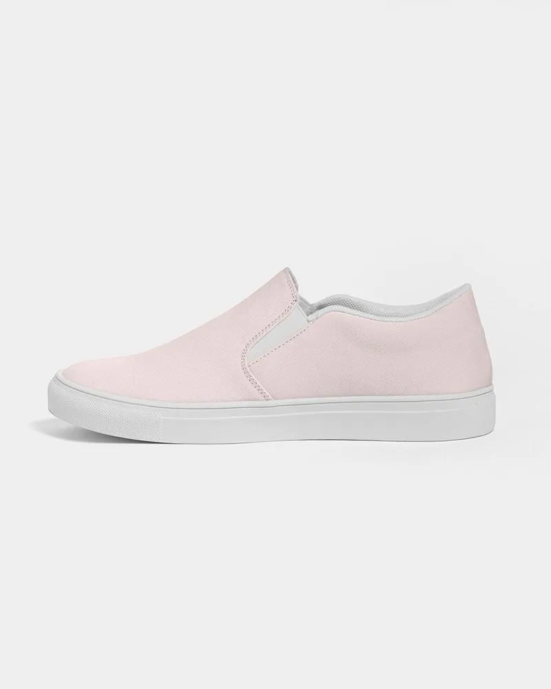 Pale Pink Slip-On Canvas Sneakers | Men's | Bright Pale Pink | C0M10Y5K0