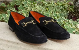 Pelle Suede Loafer Black