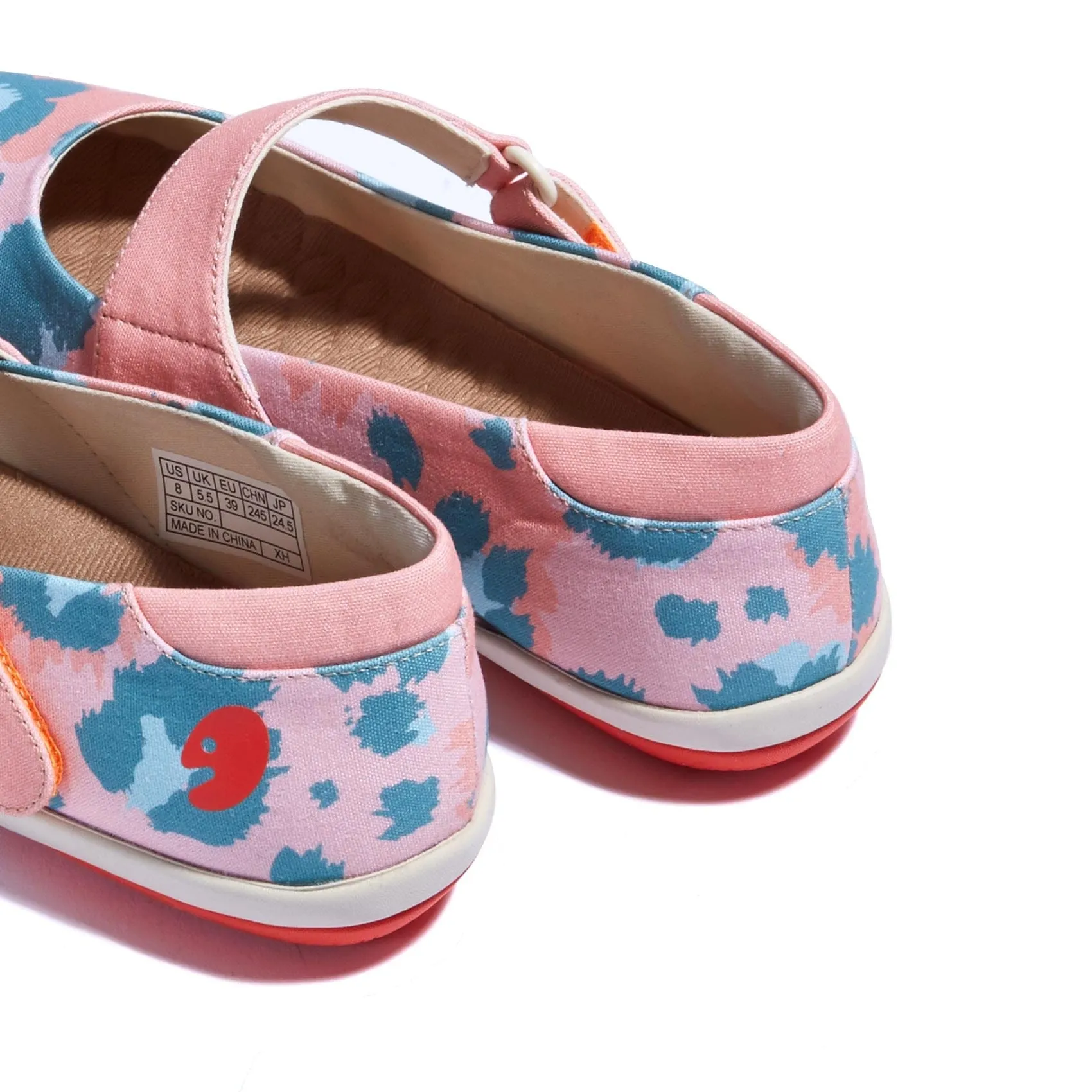 Pink Blue Leopard Illetes III Women