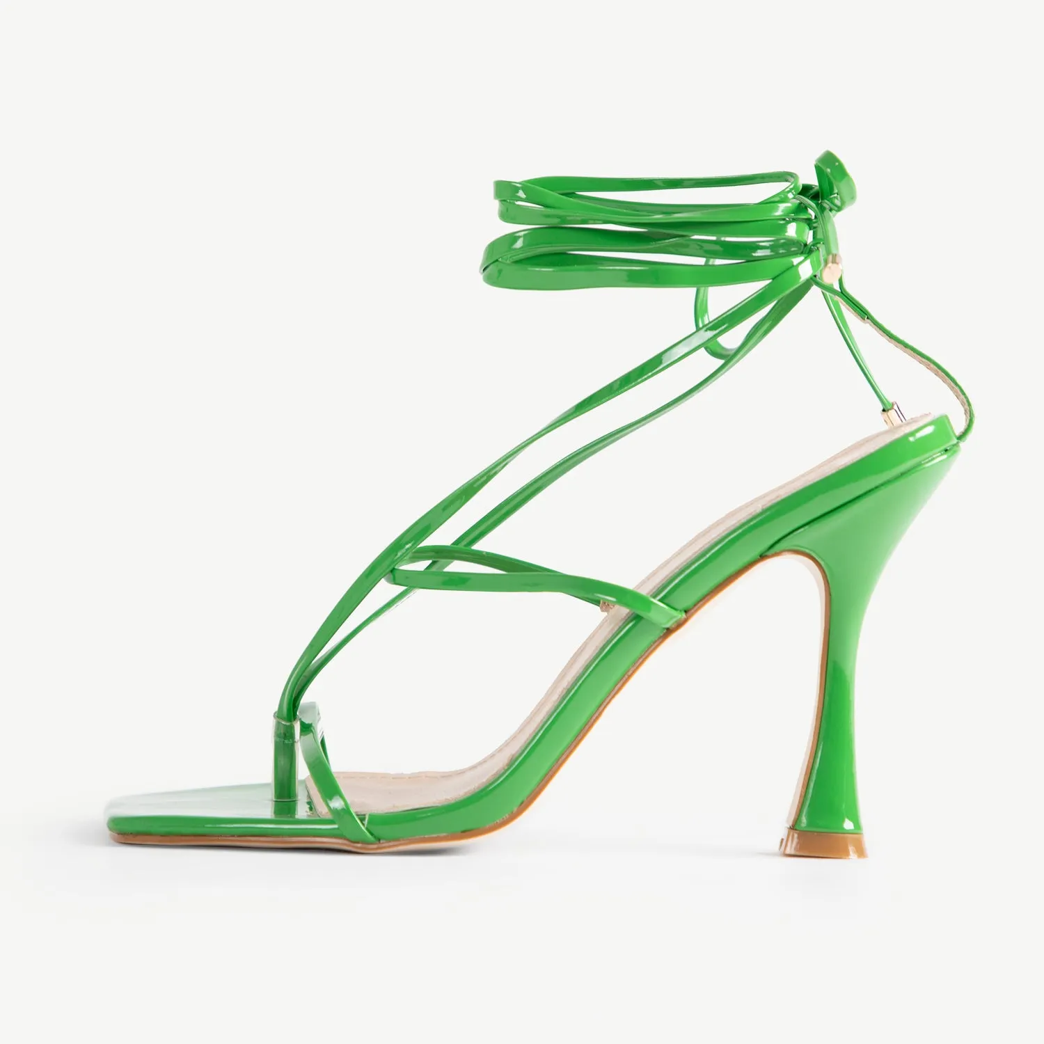 RAID Luisa Strappy Heeled Sandal In Green