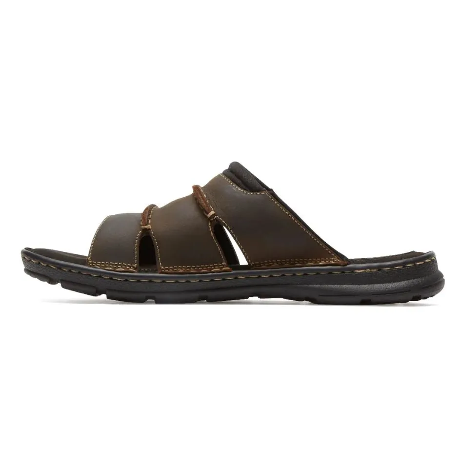 Rockport Mens Darwyn Leather Slide Sandal