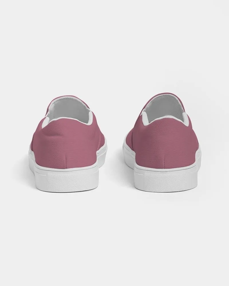 Shaded Pastel Pink Slip-On Canvas Sneakers | Women's | C0M60Y15K30