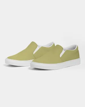 Shaded Pastel Yellow Slip-On Canvas Sneakers | Women's | C0M0Y60K30