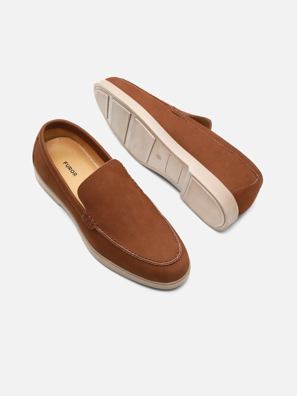 Slip-On Suede Loafers - FAMS24-046