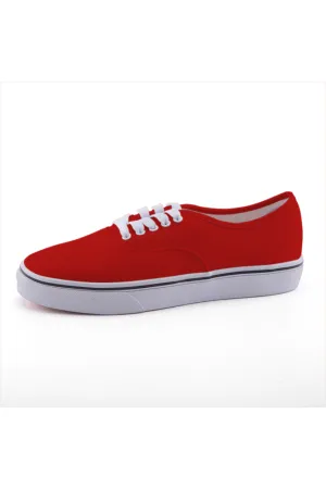 USA RED Low-top Canvas Shoes