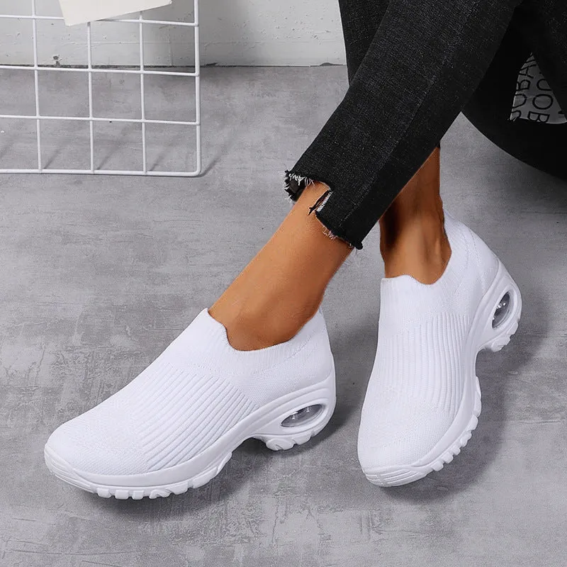 Vanccy Comfortable Breathable Platform Sneakers