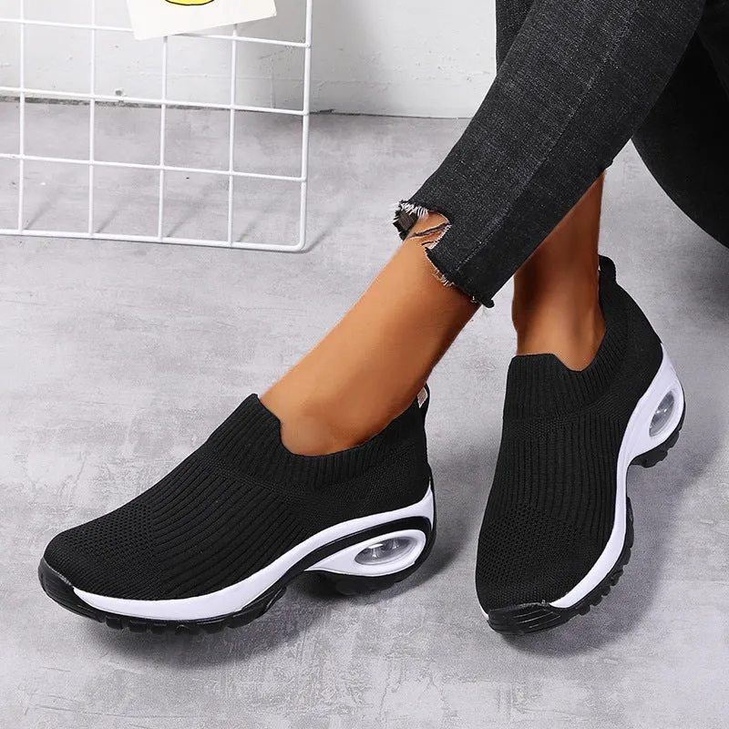 Vanccy Comfortable Breathable Platform Sneakers