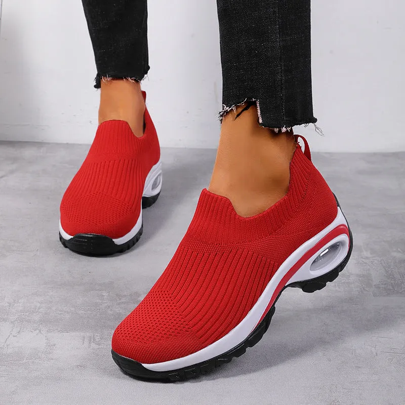 Vanccy Comfortable Breathable Platform Sneakers