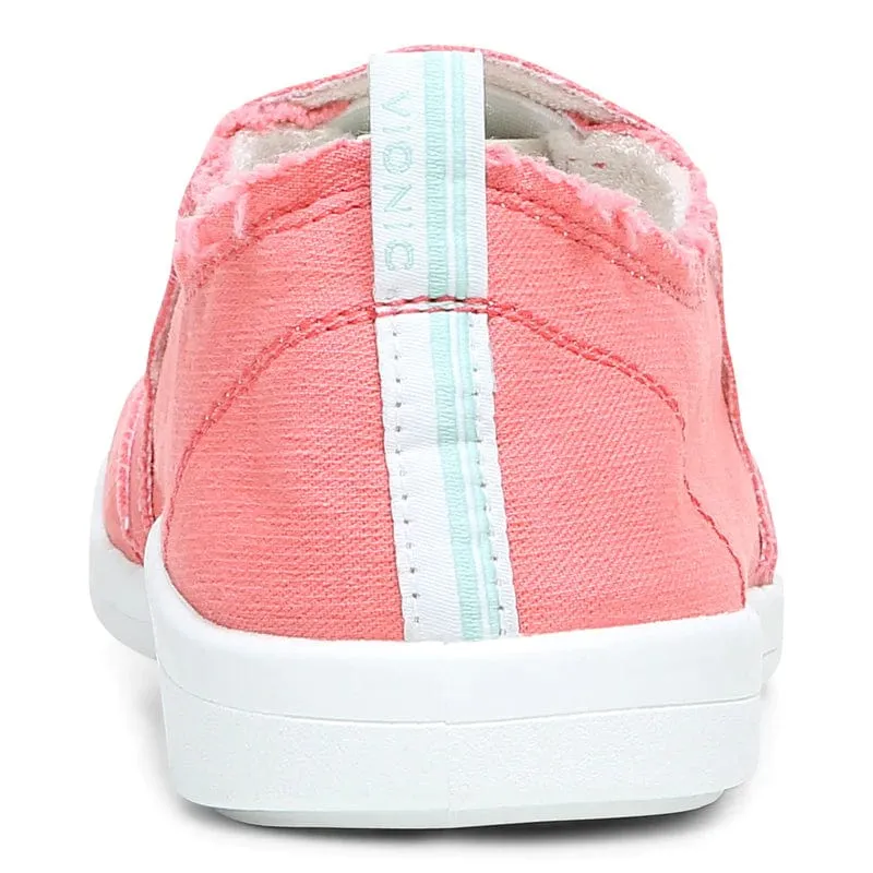 Vionic Women's Malibu Slip On Sneakers- Coral