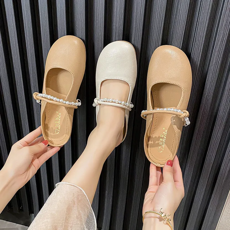 Women Soft Casual Minimalist Flat Mules