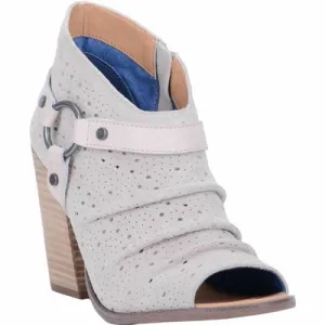 WOMEN'S DINGO OFF WHITE BOOTIE OPEN TOE DI 102