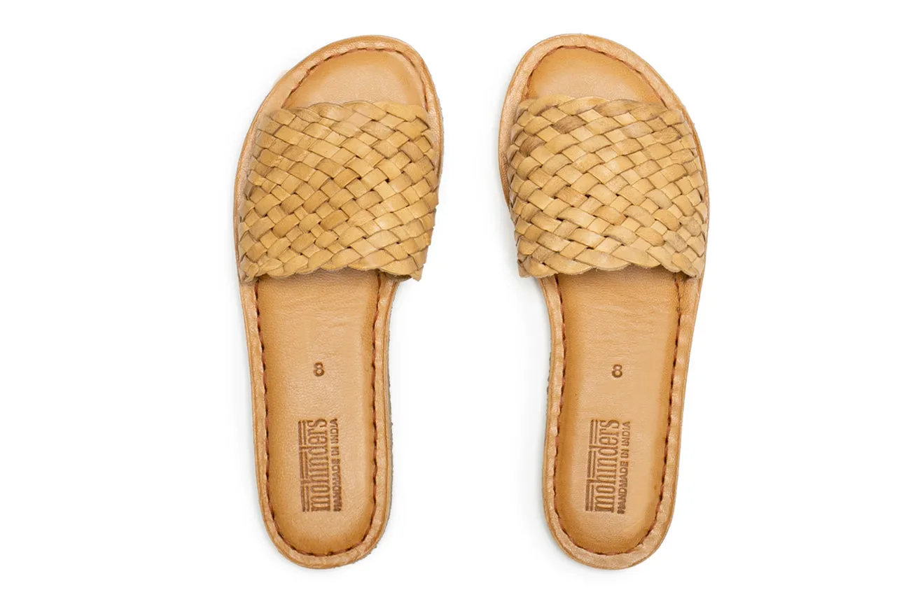 Women's Woven Sandal in Honey